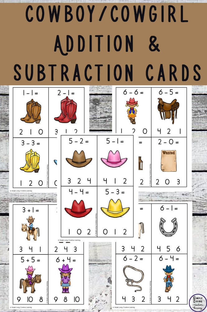 Colorful cowboy worksheet for second graders to practice measuring with a cut-out ruler