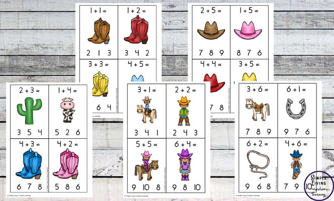 Second grade cowboy worksheet featuring a cut-out ruler for measuring practice