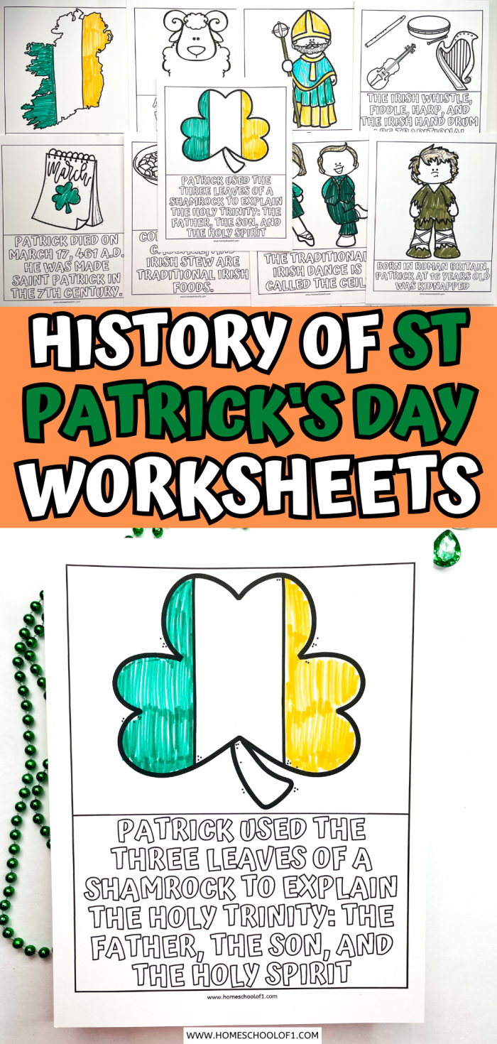 St. Patrick's Day History Worksheet 19 Second grade student completing a St. Patrick's Day history crossword puzzle