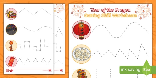 Second grade student measuring a cute dragon using a ruler in inches worksheet