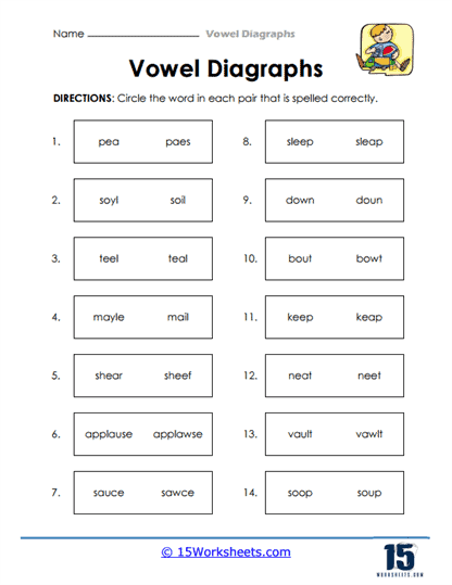 Enhance reading fluency with this engaging "ea" worksheet for young learners Worksheet for practicing vowel digraphs with "ea" words for second graders