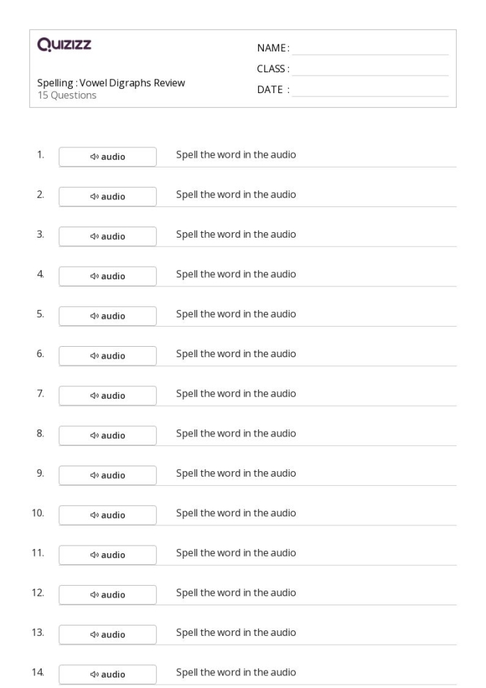 Second grade handwriting worksheet focused on enhancing reading fluency with ea words Practice reading vowel digraphs with an engaging ea worksheet for second graders