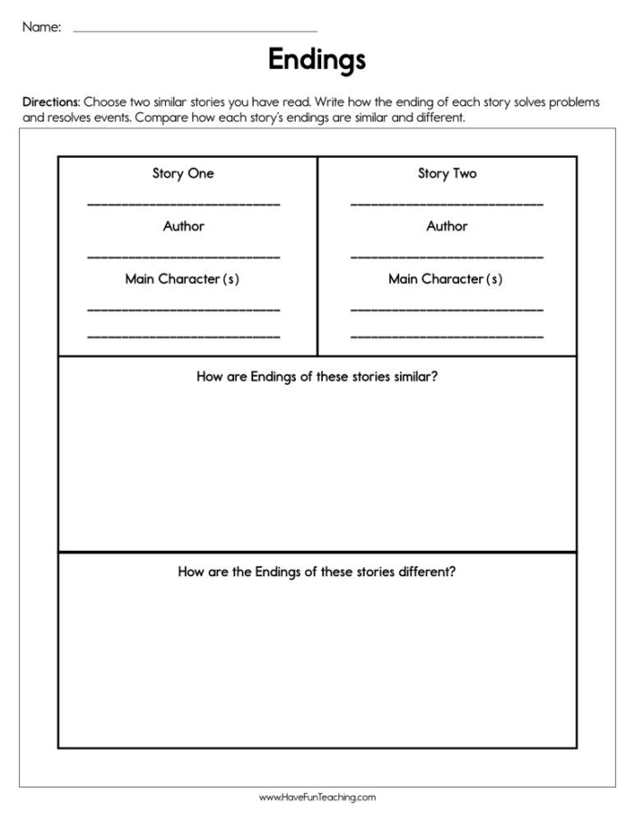 Worksheet featuring -ed and -ing verb endings for second graders