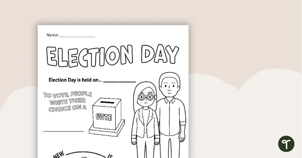 What Is an Election Worksheet for Grade Two Civics and Grammar 14 Second grade civics worksheet explaining the basics of how an election works