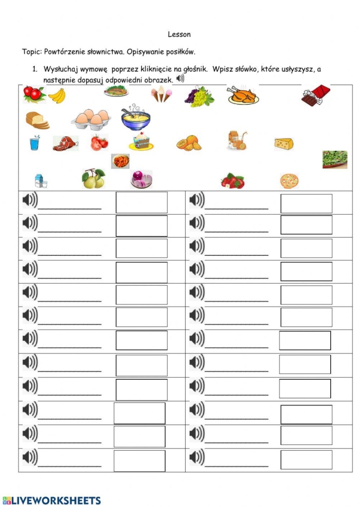 Engaging second-grade geography activity featuring a food map design Colorful Food Map worksheet for children exploring local edible exports