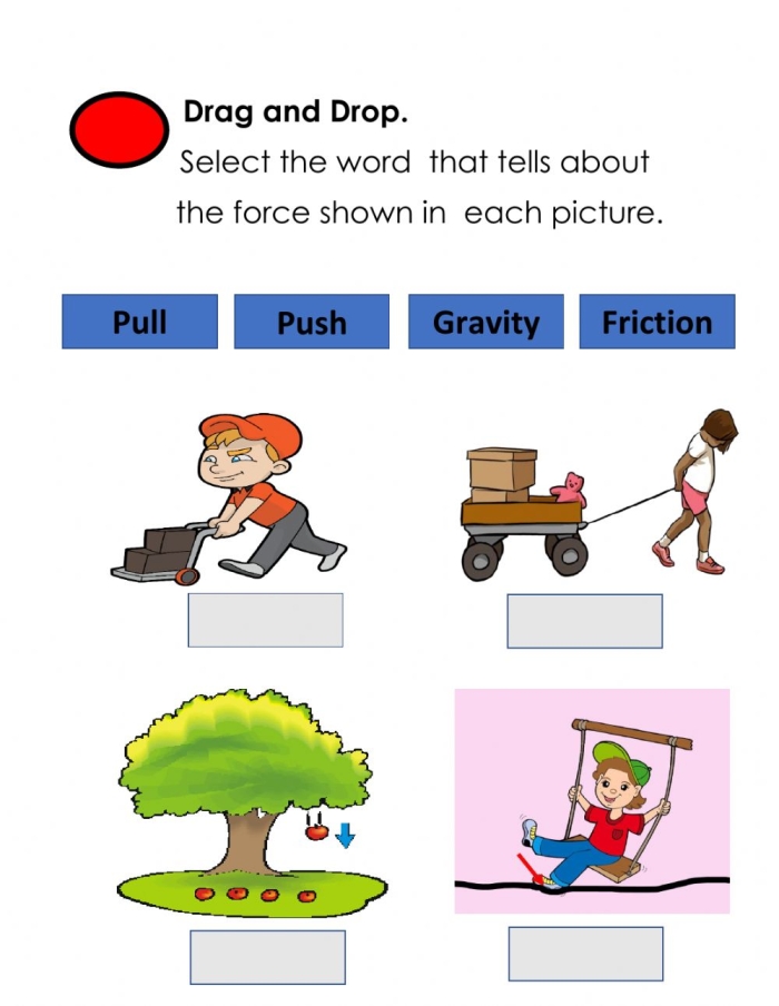 Learn About Force: Friction worksheet for data and graphing activities Worksheet for second graders exploring the concept of friction through various scenarios