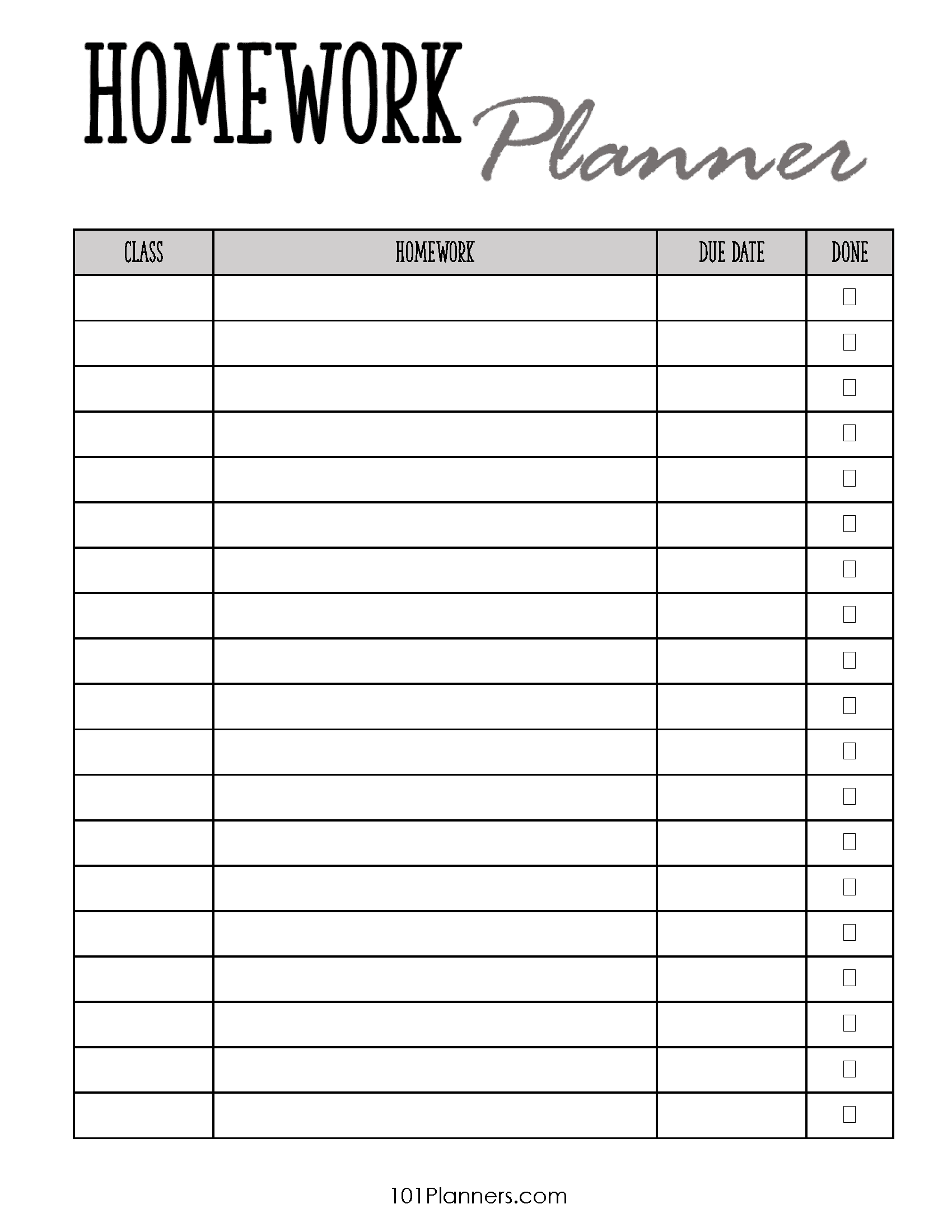 Weekly planner image for organizing homework and activities for busy students Homework Planner worksheet designed for second graders to manage their weekly tasks