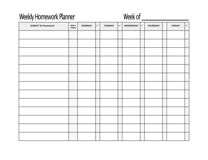 Organize your busy child's schedule with this helpful planner image Homework Planner worksheet for second graders to manage their weekly tasks