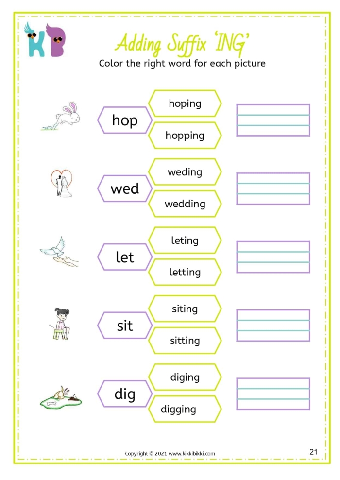 Worksheet featuring the suffix -ible for second graders exploring spelling patterns