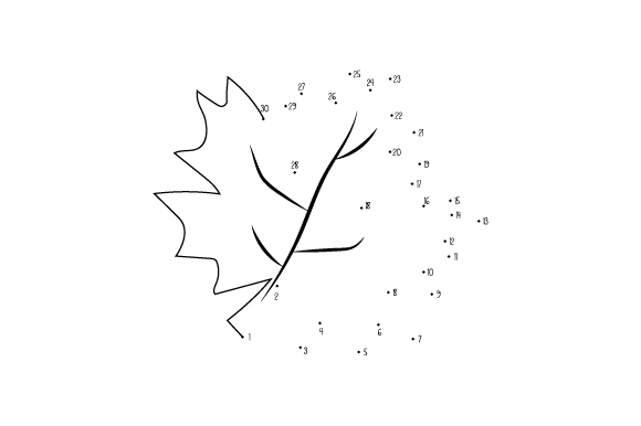 Second grade leaf dot to dot worksheet for practicing counting by twos