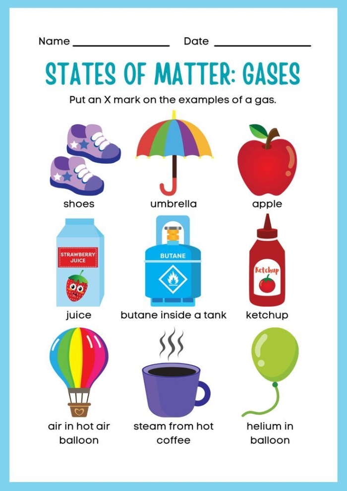 Matter Mixup What is a Liquid worksheet for second grade students A student identifies various liquids in this engaging physical science worksheet for second graders