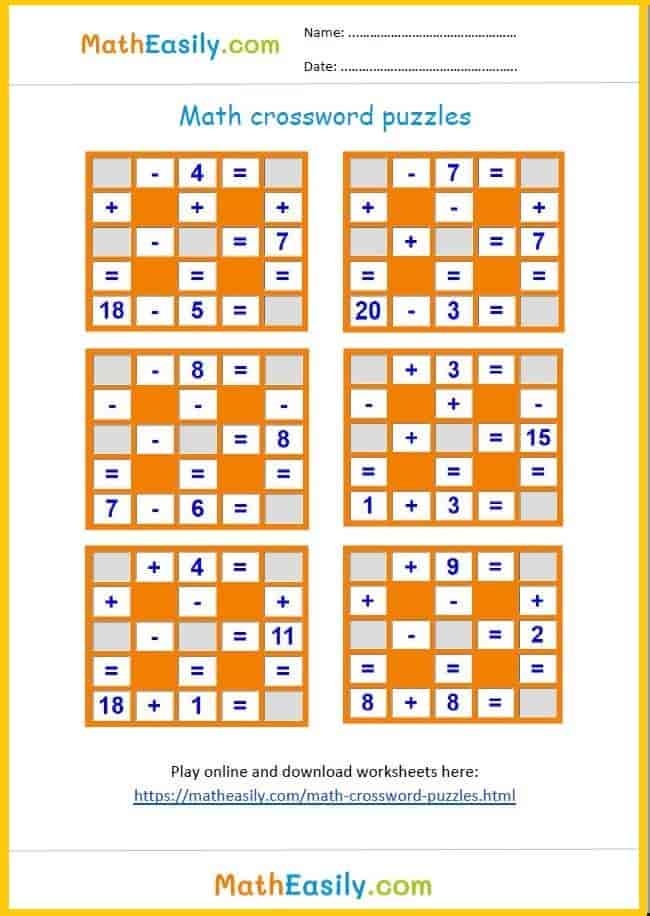 Addition crossword worksheet for second graders focusing on 2-digit addition problems. Engaging and educational activity for practicing math skills.