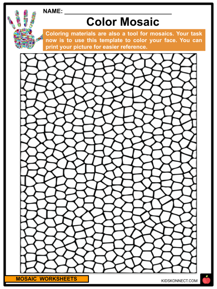 Math Mosaic worksheet for second graders featuring two-digit addition and subtraction problems to solve and color. Engaging math activity for measurement skills development.