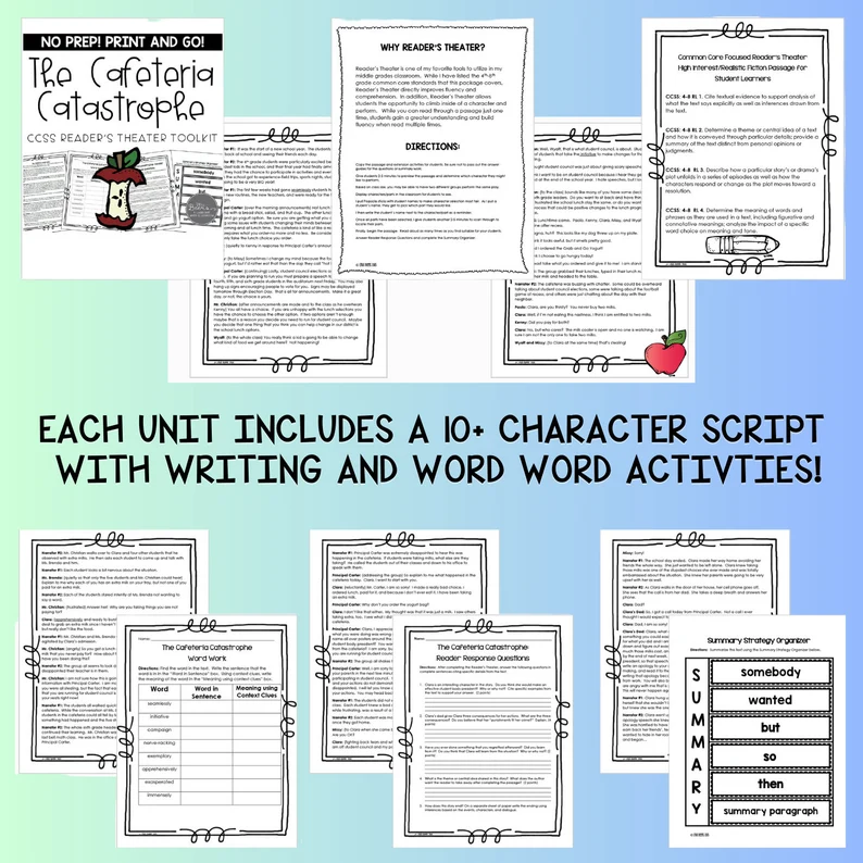 Second grade subtraction worksheet featuring a fun winter-themed Reader Theater script about a snowman