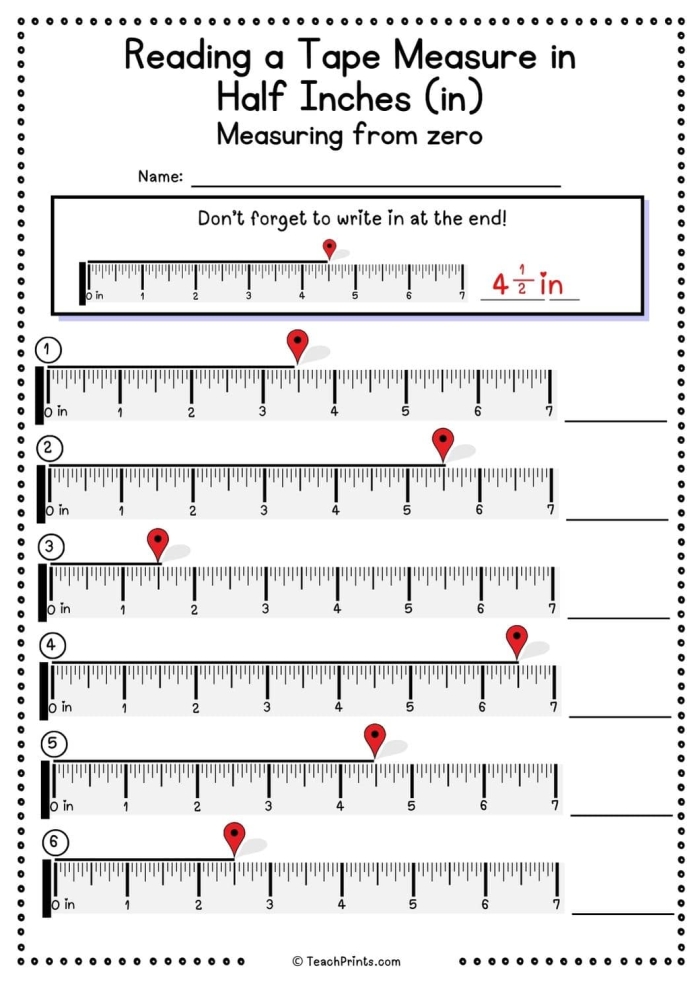 Colorful rulers and cartoon figures for measuring in the second-grade worksheet
