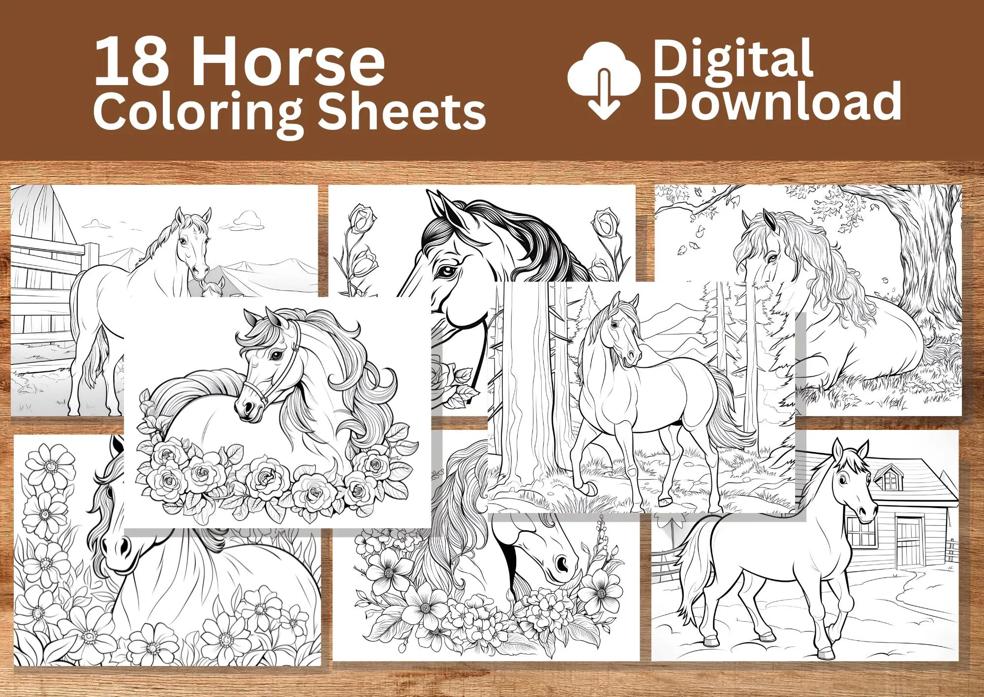 Worksheet featuring a mule crossword puzzle and coloring activity for second graders