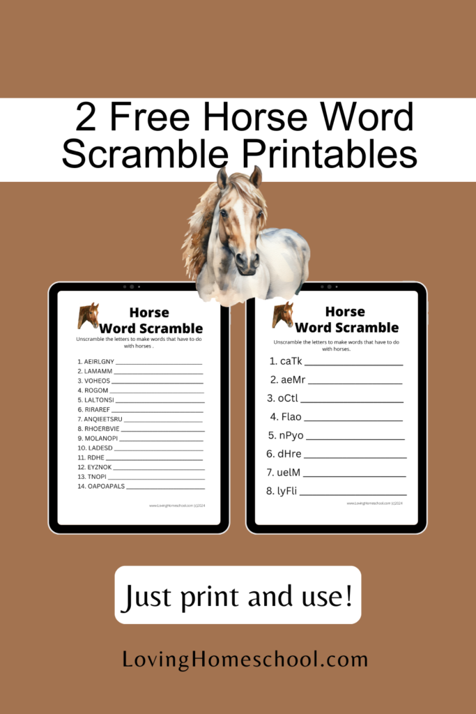 Second grade worksheet featuring a mule crossword puzzle and multiplication facts for students