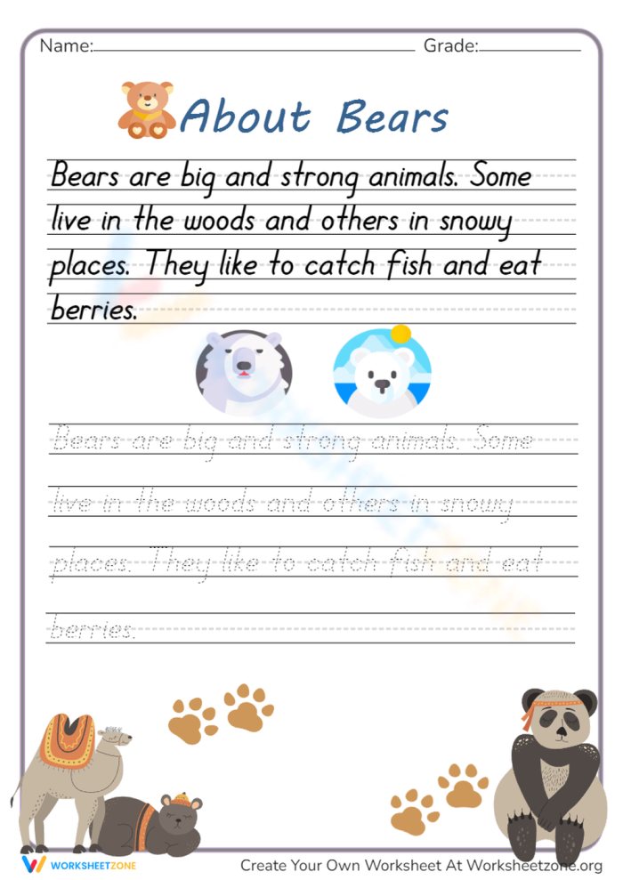 Second grade students practicing paragraph writing with rhyming words and sentences on a worksheet activity