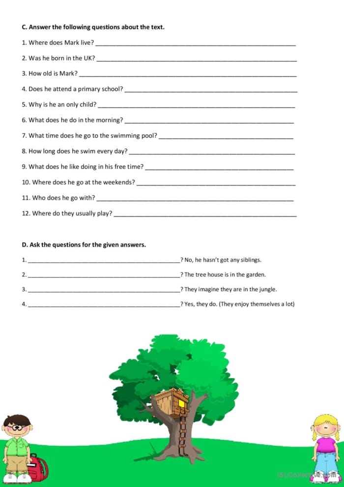 Second grade reading comprehension practice test worksheet page 11