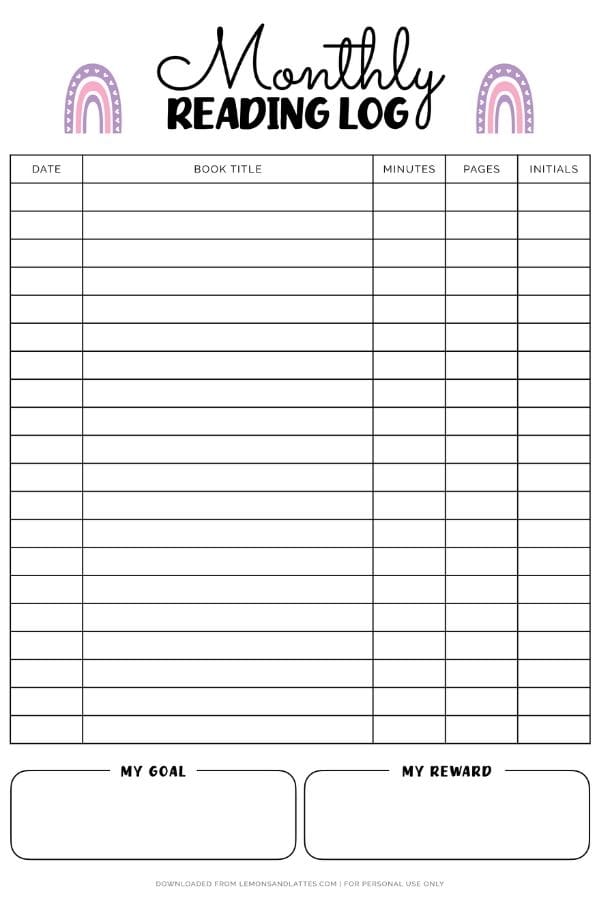 Engaging worksheet to help kids enhance their reading skills and imagination Second grade Weekly Reading Log worksheet for tracking weekly reading progress