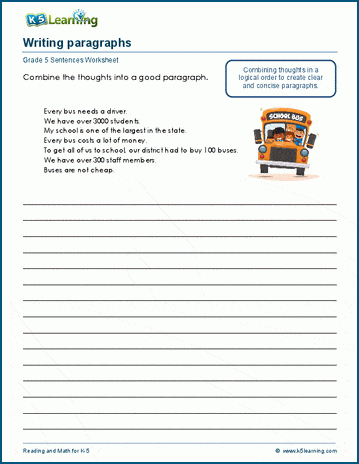 Second grade student completing a rhyming paragraph practice worksheet