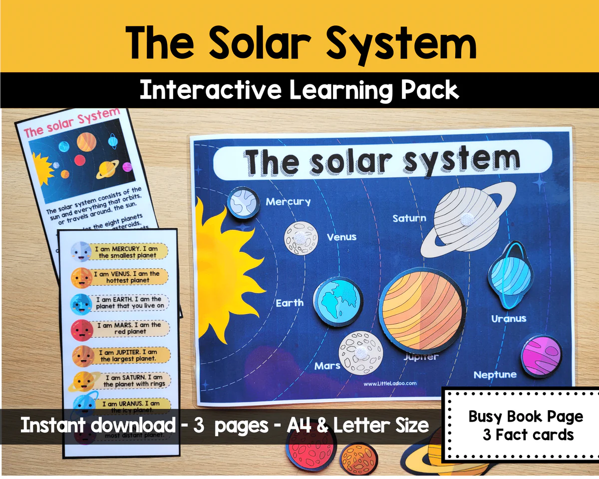 Solar System word search worksheet for second graders featuring planet names and space themes