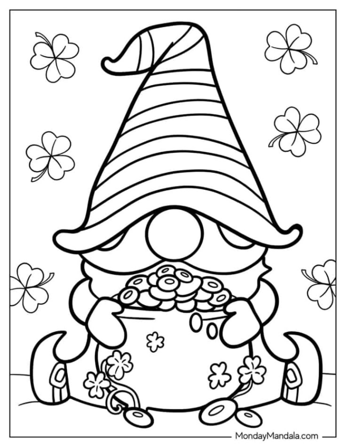 St. Patrick's Day Over the Rainbow counting game activity for elementary students learning numbers A second grade student counting rainbow segments and leprechaun coins in a St. Patrick's Day themed counting game worksheet