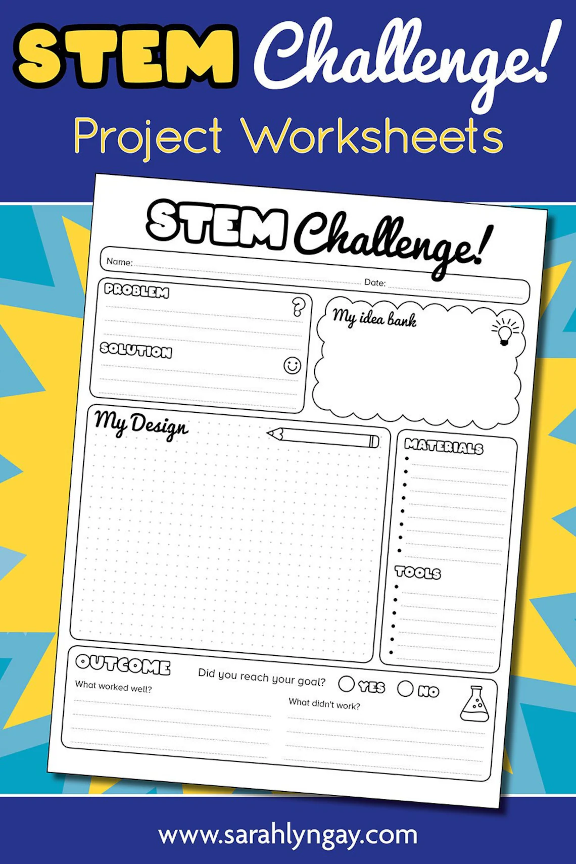 Engaging worksheet for building innovative solutions in STEM education STEM design challenge cards for second graders promoting creative problem-solving skills