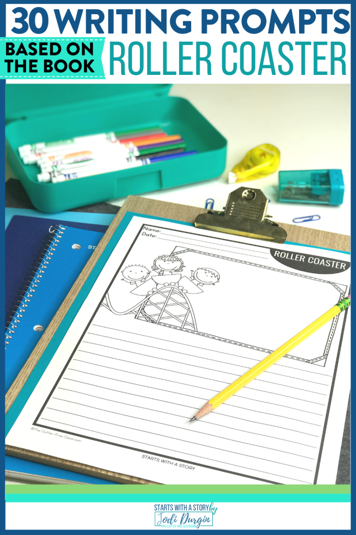 Engaging Story Rollercoaster worksheet for second graders to explore story elements