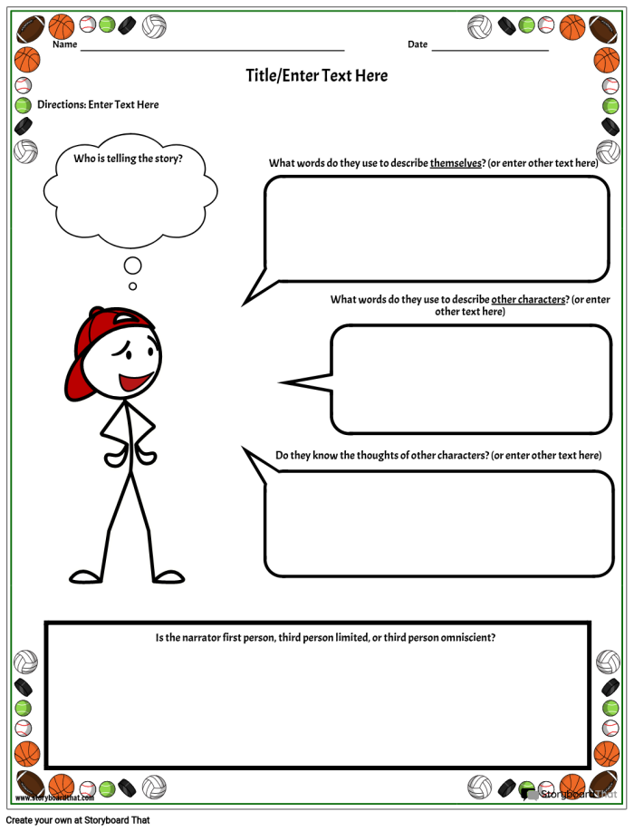 Second Grade Characters' Points of View Practice Sheet for Understanding Different Perspectives Two second grade students comparing their viewpoints about a story event on a Characters' Points of View worksheet activity