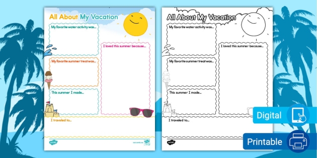 Second grade geometry worksheet featuring summer vacation word problems for the Bradley family