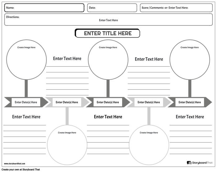 A colorful worksheet illustrating a timeline craft for second graders. Engaging timeline activity for teaching time concepts.