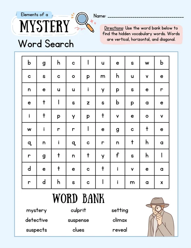 Grammar and Mechanics worksheet for Second Grade Second grade students engaging with the Read the Word Clues worksheet to explore vocabulary strategies. Worksheet image showing students recording unknown words and their meanings.