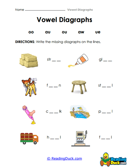 Reading fluency worksheet to enhance recognition of "ea" vowel combinations Worksheet for practicing vowel digraphs featuring "ea" words for second graders