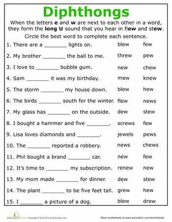 Practice Reading Vowel Diphthongs ow Worksheet Number 7 Second grade reading worksheet focusing on practicing vowel diphthongs with ow words like cow and towel