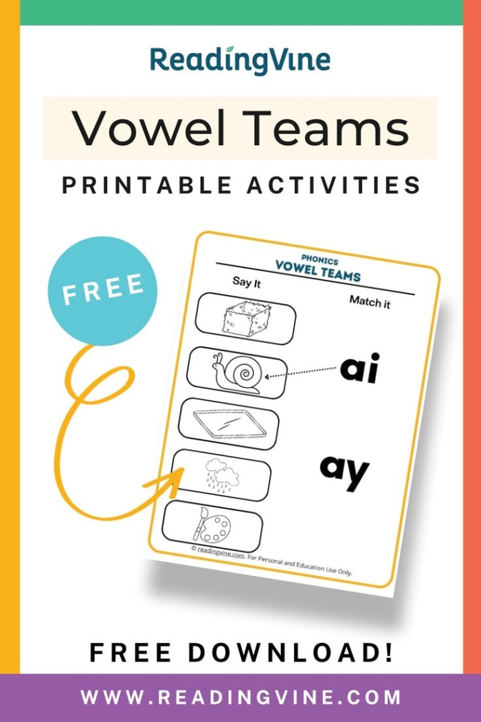 Vowel Teams Practice Worksheet for Second Grade 15 Second grade worksheet featuring vowel teams exercises and a fun wordsearch activity 15