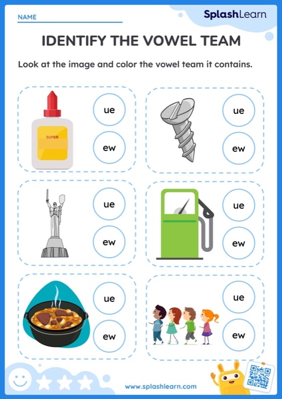 Vowel Teams Worksheet 20 Educational Literacy Activity for Second Grade Second grade vowel teams worksheet featuring fill in the blanks and a word search puzzle for language arts practice