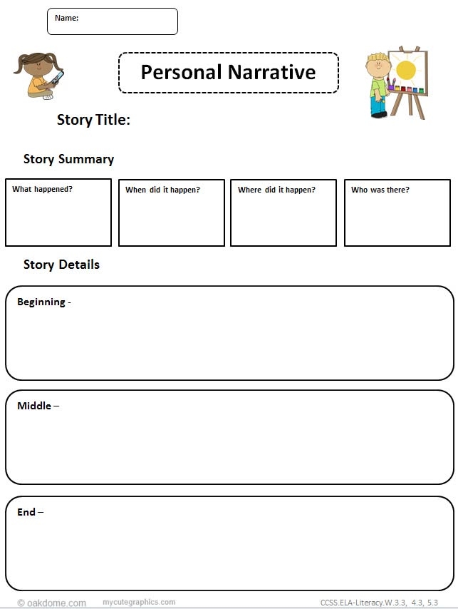 Watermelon Graphic Organizer for Writing Personal Narratives Worksheet Children using a watermelon graphic organizer to develop their personal narratives