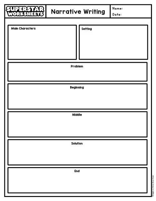 Worksheet for crafting personal stories using a fun watermelon-themed template Children engaging with the Watermelon Graphic Organizer to write personal narratives