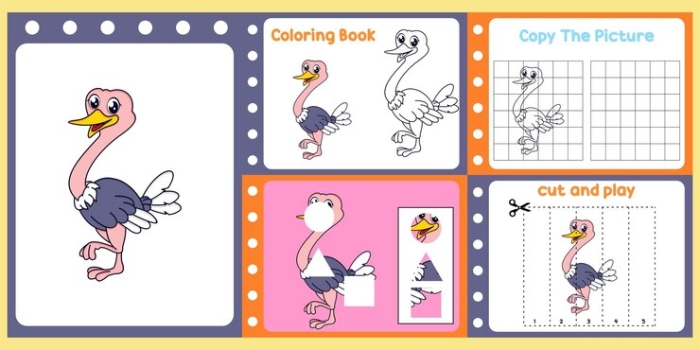 Explore interesting facts about ostriches with this engaging worksheet for young learners Facts about ostriches, the largest birds that cannot fly, featured in a second-grade worksheet