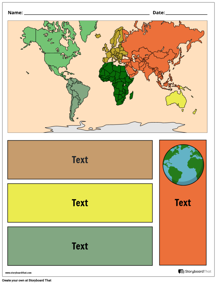 World Map Activity worksheet for second graders focusing on multiplication and geography