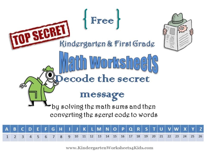 Engaging math puzzle worksheet that enhances addition and decoding skills Secret Code Math worksheet for fourth graders featuring eight addition problems to decode