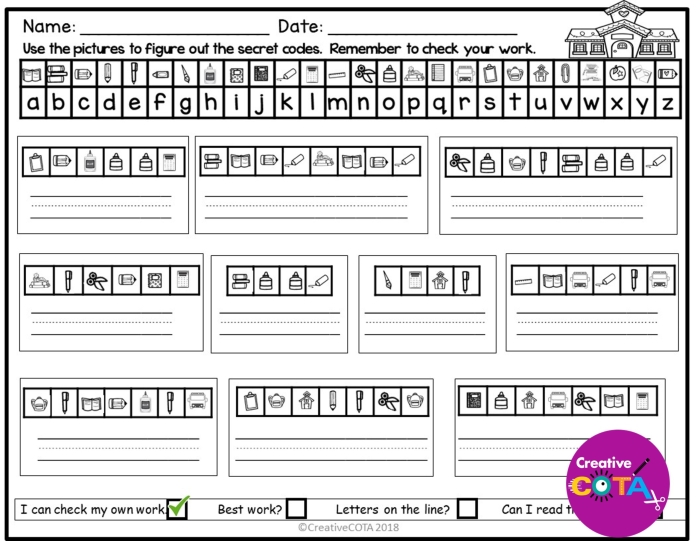 Engaging secret code math activity to enhance decoding and addition skills Fourth grade math worksheet featuring a secret code puzzle with addition problems