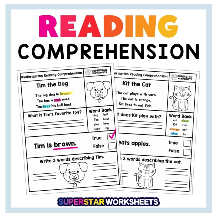 Fourth grade reading comprehension worksheet featuring a passage from The Secret Garden