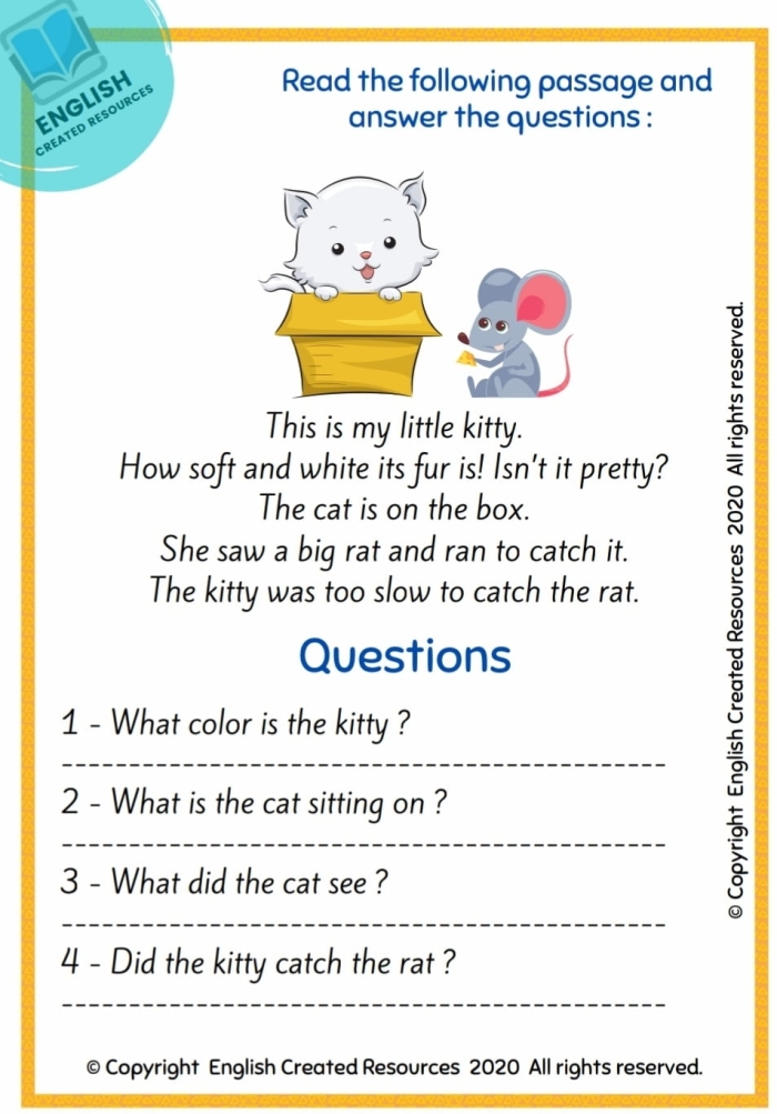 Worksheet featuring reading comprehension exercises based on "The Secret Garden" for fifth graders