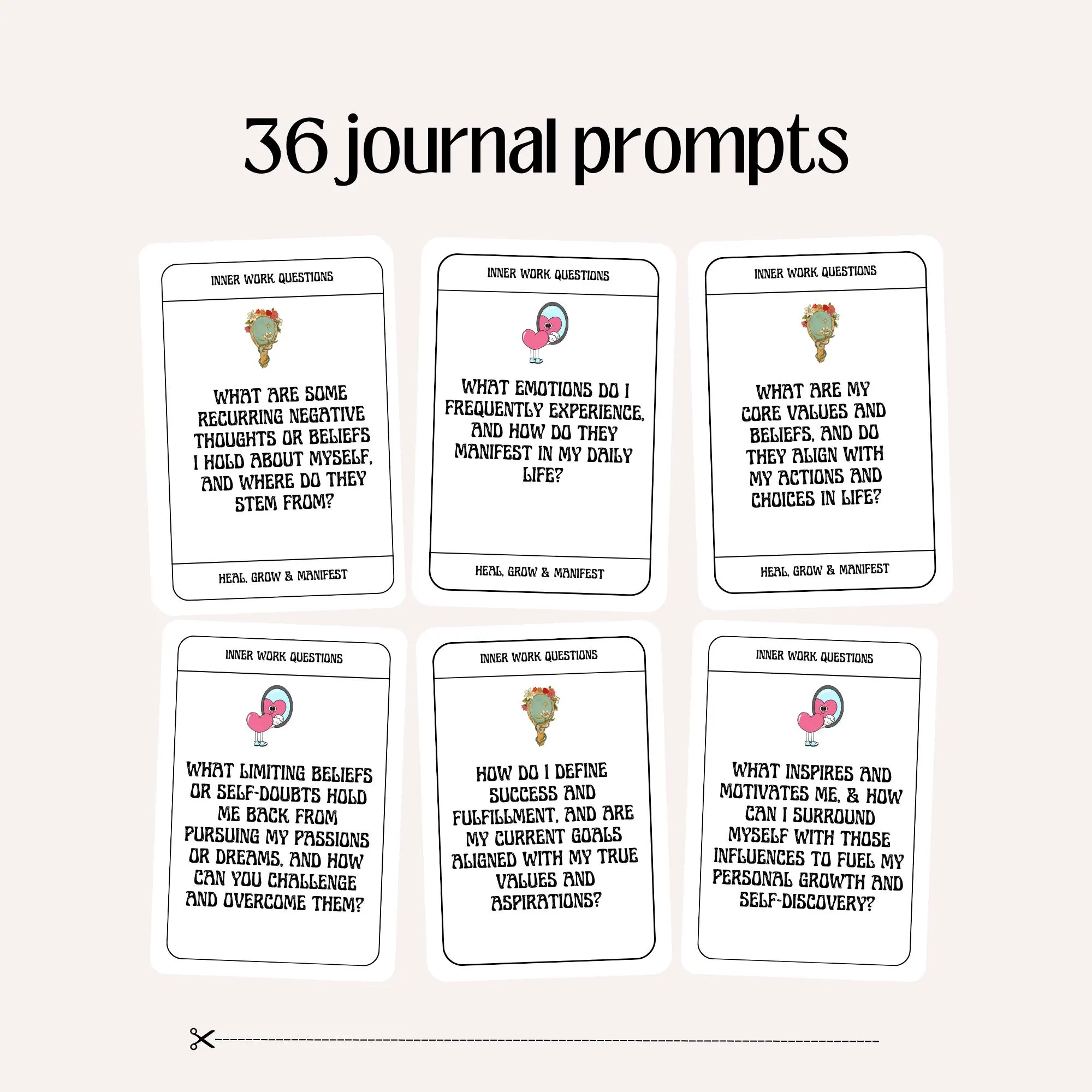 Engaging two-page set of self-discovery questions for classroom use Self-Reflection prompt cards worksheet for sixth-grade multiplication students