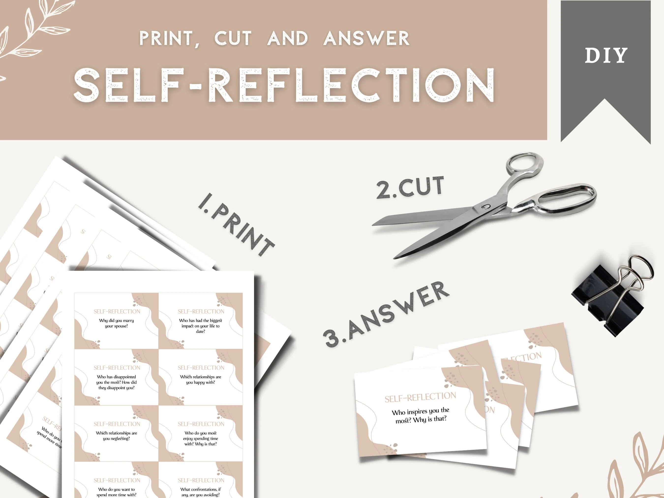 Explore personal growth and learning through engaging self-reflection activities in this worksheet Self-Reflection Prompt Cards worksheet designed for sixth graders to enhance multiplication skills