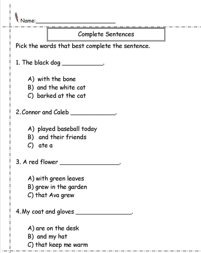 Is the Sentence Complete Worksheet 20 Baseball Grammar Practice Third grade baseball themed worksheet for identifying complete sentences and fragments