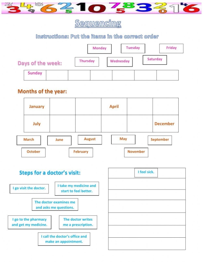 Fun daily routine cut-and-paste activity for Pre-K learners Children engaging with the Sequencing Your Day worksheet for story practice
