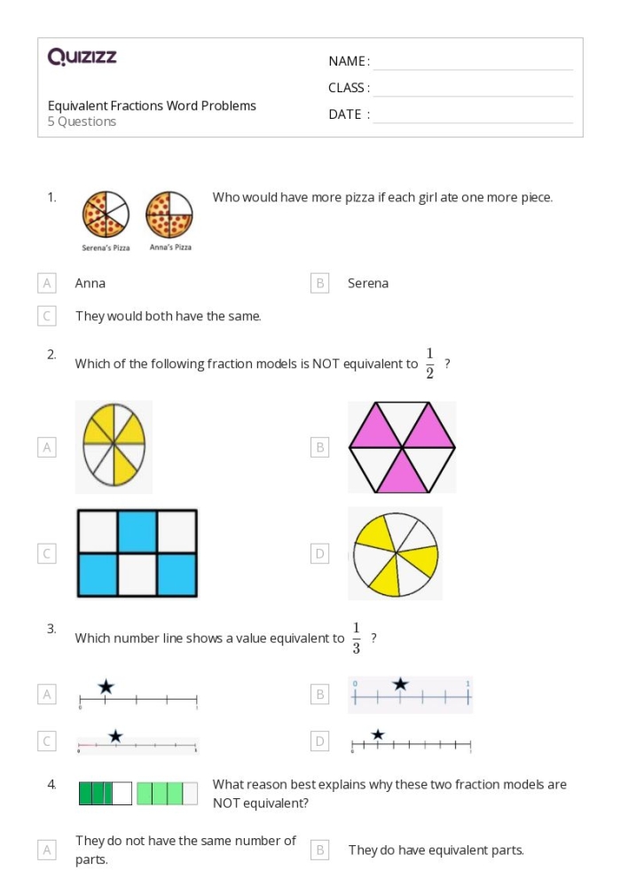 Equivalent Expression Word Problems Part 1 Worksheet Number 16 Seventh grade math worksheet featuring real-world word problems focused on identifying equivalent algebraic expressions